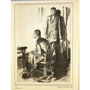 American Legion Monthly "Now is the Time to Help" Herbert M. Stoops Print 1931